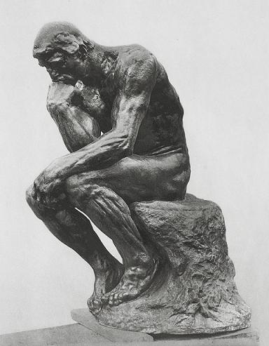 Auguste Rodin. The Thinker.
