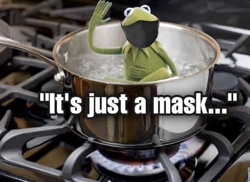 It's just a mask!