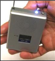 Small shortwave radio.
