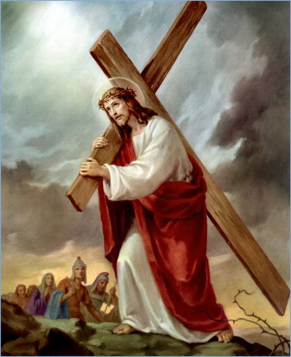 Jesus portant sa Croix.