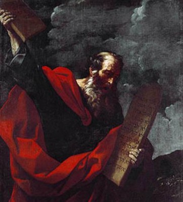 Guido Reni. Moïse et les Tables de la Loi.