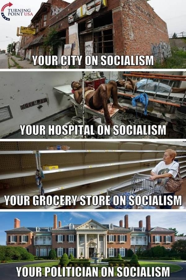 Votre X sur le socialisme.