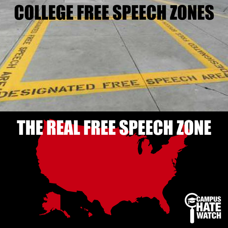 Free speech zone.