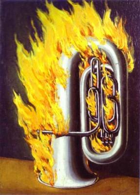 René Magritte. La découverte du feu.