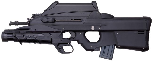 L'arme préférée du Dr. Entéléchie: la redoutable FN F2000