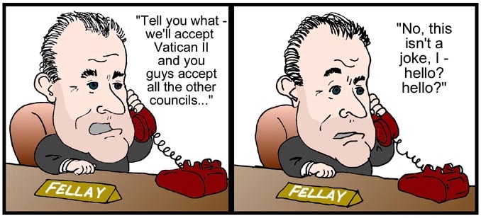 Leader of FSSPX speaks to the Vatican on the telephone.