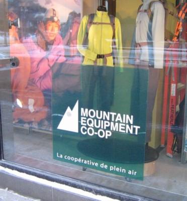 R.I.P. MEC (Mountain Equipment Coop).