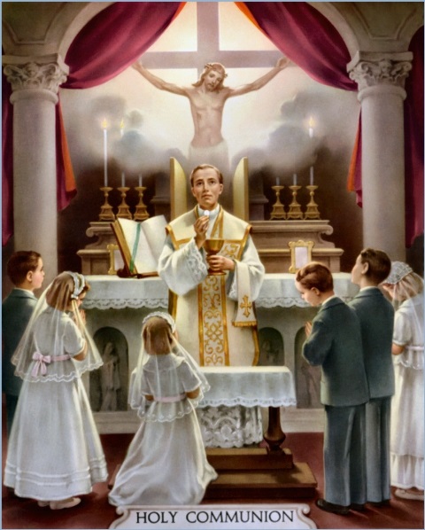 La sainte Eucharistie.