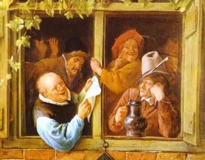 Jan Steen. Rhetoricians at a Window.