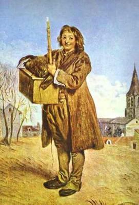 Jean-Antoine Watteau. Le Savoyard avec une marmotte.