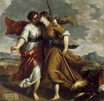 Jacopo Palma il Giovane. Justice et Paix.