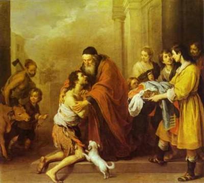 Bartolomé Esteban Murillo. Le retour de l'enfant prodigue.