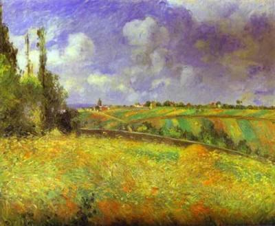 Camille Pissarro. Rye Fields at Pontoise. Côte des Mathurins.