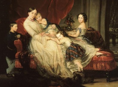 Christina Robertson. La grande duchesse Maria Nikolaevna avec ses enfants.