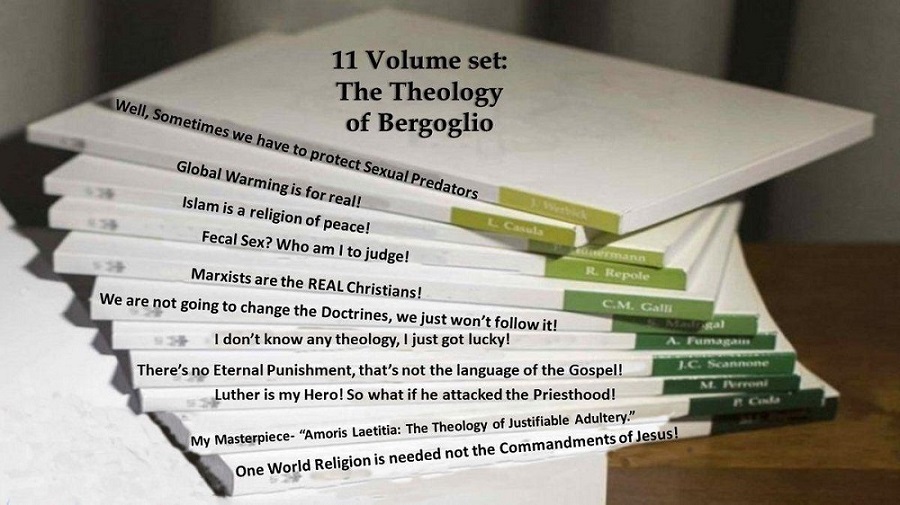 La théologie de Bergoglio en 11 volumes.