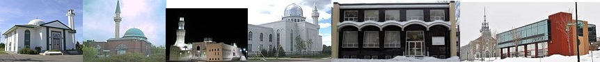 A few mosques in Canada.
