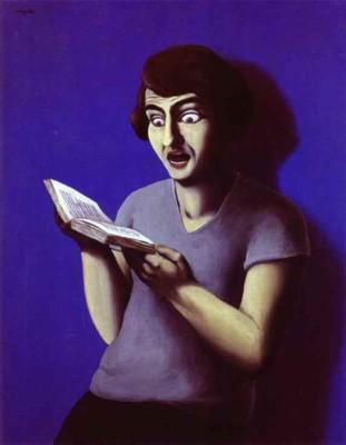 René Magritte. The submissive reader.