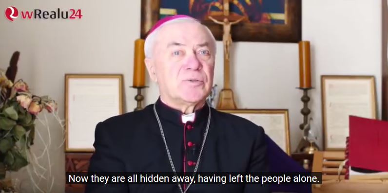 Wow, a real Bishop? Polish Archbishop Jan Pawel Lenga. 2020-March-21.