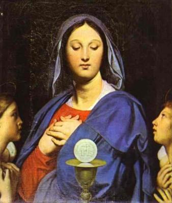 Jean-Auguste-Dominique Ingres. La Vierge à l'Hostie.